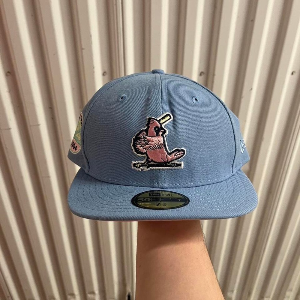 Hat club exclusive‎ new era St. Louis cardinals blue fitted mlb hat